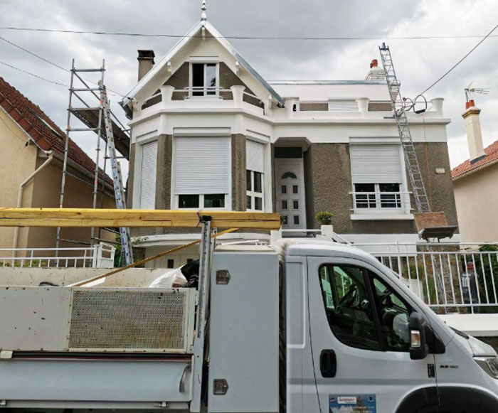 Nettoyage façade à Carnac